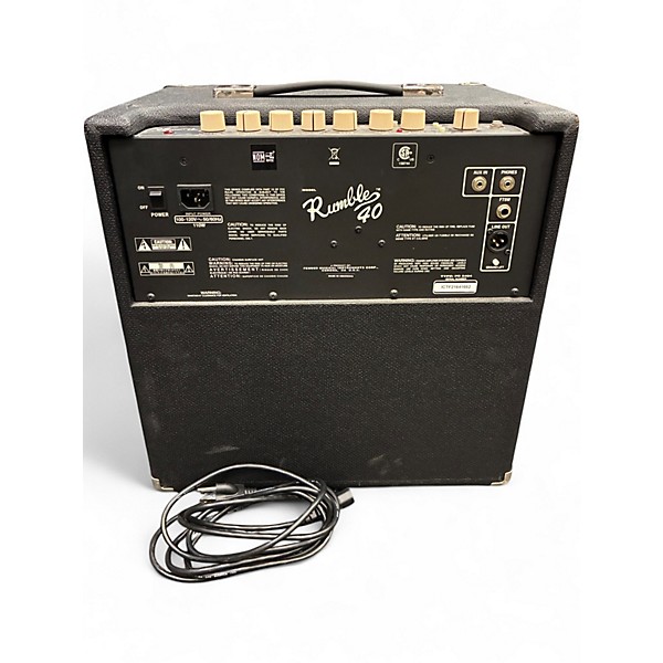 Used Fender RUMBLE 40 Bass Combo Amp