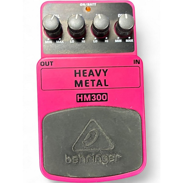 Used Behringer HM300 Heavy Metal Distortion Effect Pedal