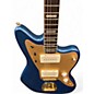 Used 2021 Squier 40th Anniversary Gold Edition Jazzmaster Lake Placid Blue Solid Body Electric Guitar