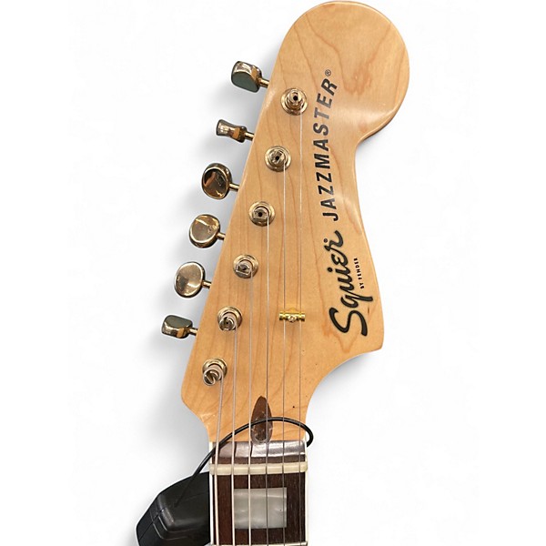 Used 2021 Squier 40th Anniversary Gold Edition Jazzmaster Lake Placid Blue Solid Body Electric Guitar