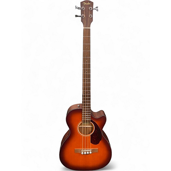 Used Fender CB60SCE 2 Color Sunburst Acoustic Bass Guitar