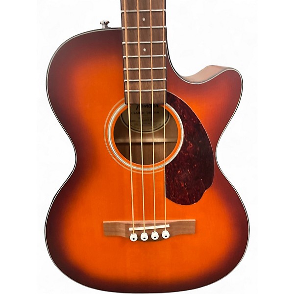 Used Fender CB60SCE 2 Color Sunburst Acoustic Bass Guitar