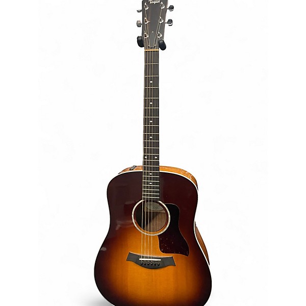 Used Taylor 210E Deluxe Sunburst Acoustic Electric Guitar