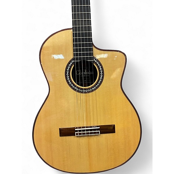 Used Cordoba GK Pro Negra Natural Classical Acoustic Electric Guitar