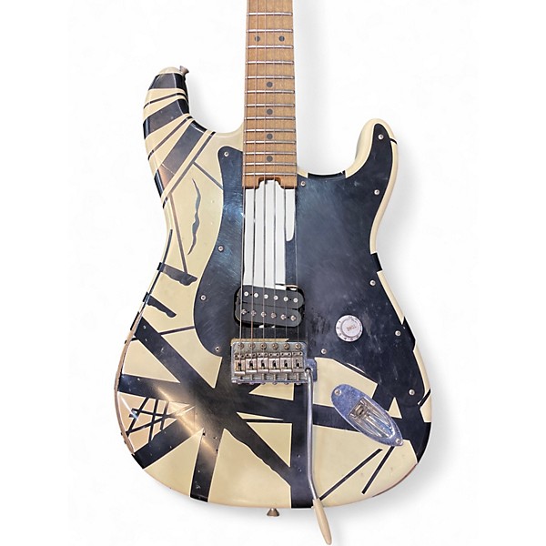 Used EVH 78 ERUPTION Black and White Solid Body Electric Guitar