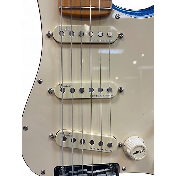 Used Fender American Ultra Stratocaster Cobra Blue Solid Body Electric Guitar