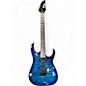 Used Ibanez GIO GRG 120QASP BLUE Solid Body Electric Guitar thumbnail