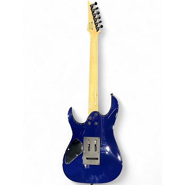Used Ibanez GIO GRG 120QASP BLUE Solid Body Electric Guitar
