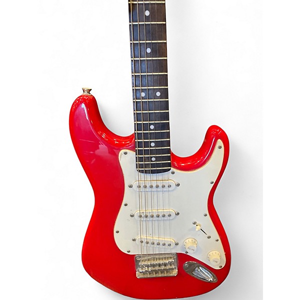 Used Squier Mini Affinity Stratocaster Red Electric Guitar