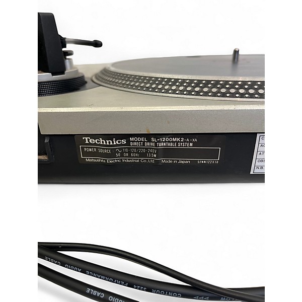 Used Technics SL1200MK2 Turntable
