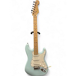 Used Squier Deluxe Stratocaster Sonic Blue Solid Body Electric Guitar