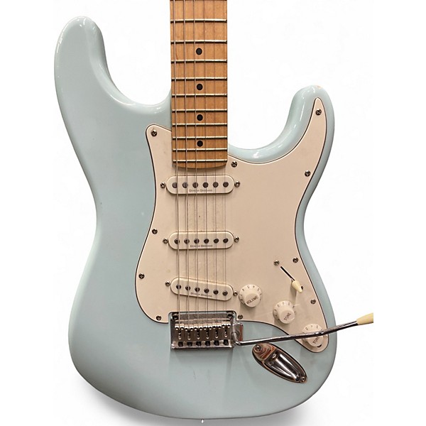 Used Squier Deluxe Stratocaster Sonic Blue Solid Body Electric Guitar