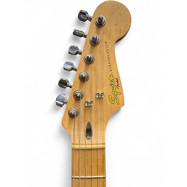 Used Squier Deluxe Stratocaster Sonic Blue Solid Body Electric Guitar