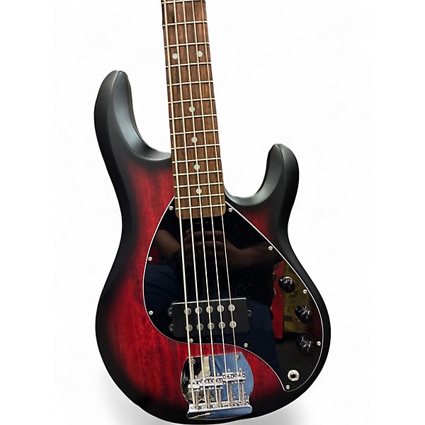 Used Sterling by Music Man Ray5 5 String Ruby Electric Bass Guitar
