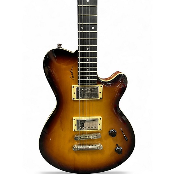Used Godin Icon Type 2 Classic Sunburst Solid Body Electric Guitar