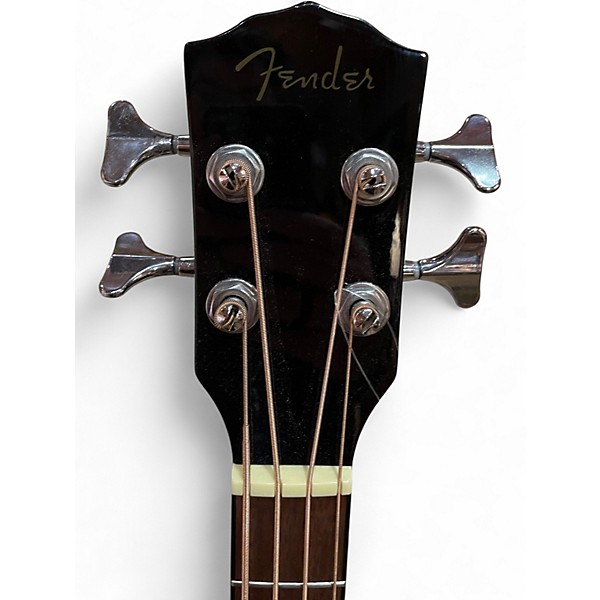 Used Fender CB60SCE Black Acoustic Bass Guitar