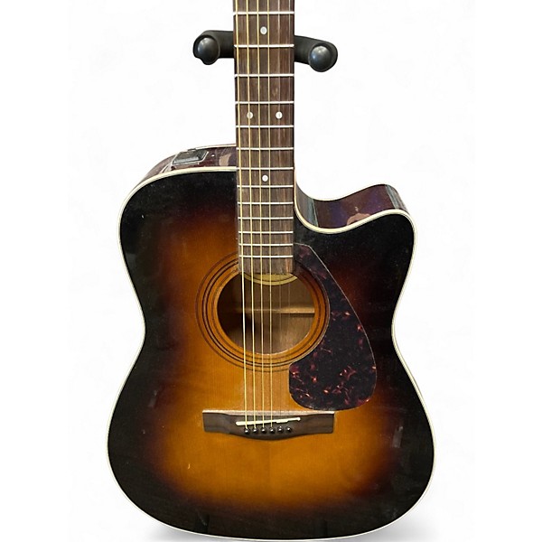 Used Yamaha FX335C 2 Tone Sunburst Acoustic Electric Guitar