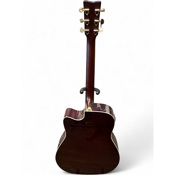 Used Yamaha FX335C 2 Tone Sunburst Acoustic Electric Guitar