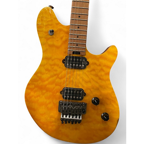 Used EVH Wolfgang Standard Amber Solid Body Electric Guitar