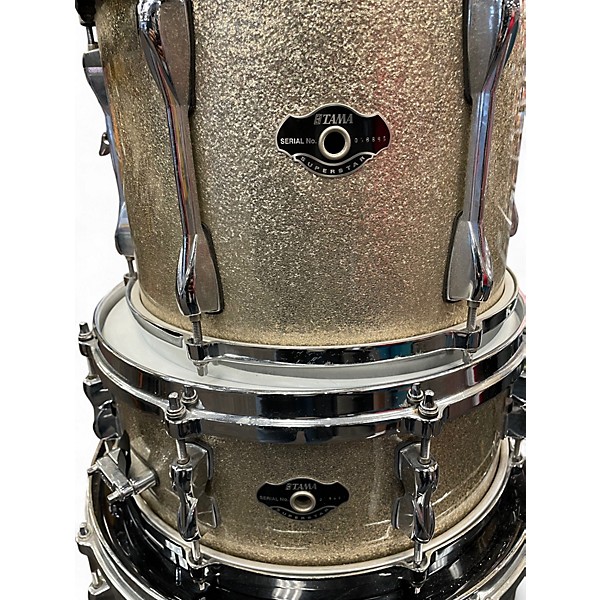 Used TAMA 4 Piece Superstar CHAMPAGNE SPARKLE Drum Kit