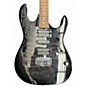 Used Ibanez GRX70QA Trans Black Solid Body Electric Guitar