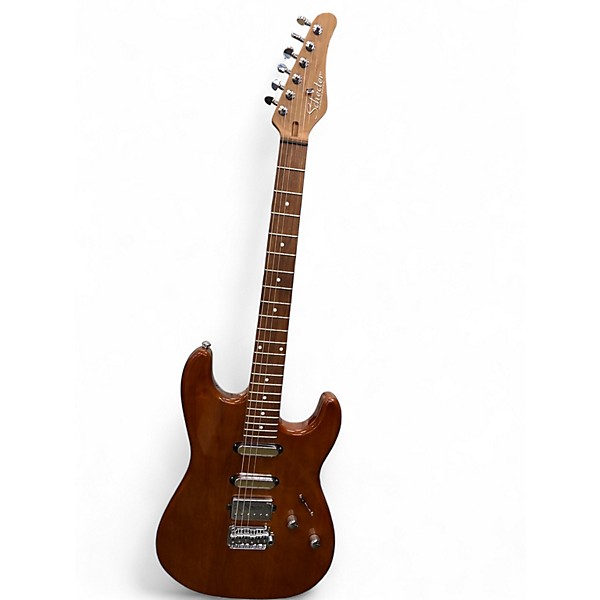 Used Schecter Guitar Research TRADITIONAL VANY NUYS NATURAL BROWN Solid Body Electric Guitar
