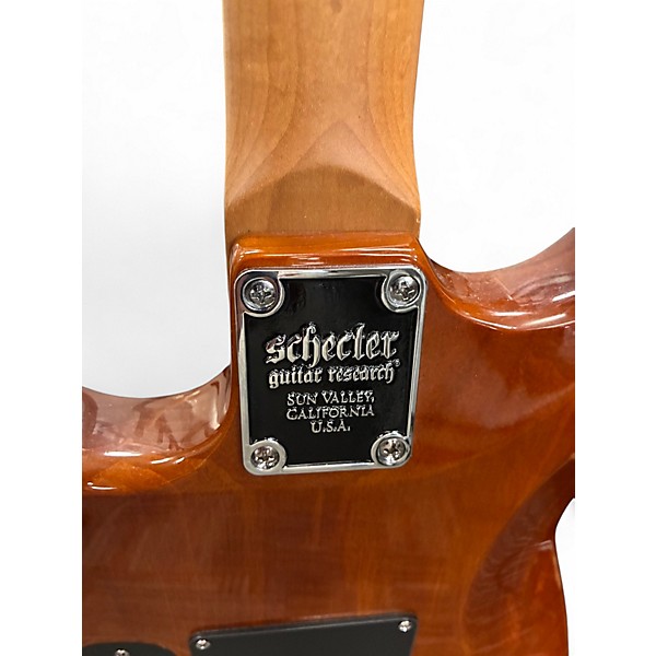 Used Schecter Guitar Research TRADITIONAL VANY NUYS NATURAL BROWN Solid Body Electric Guitar
