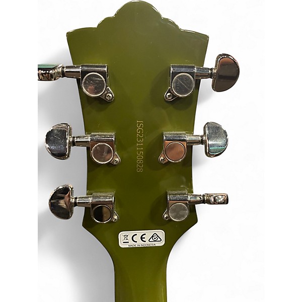 Used 2023 Guild Polara Olive Green Solid Body Electric Guitar