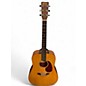 Used Martin DM Mahogany Natural Acoustic Guitar thumbnail