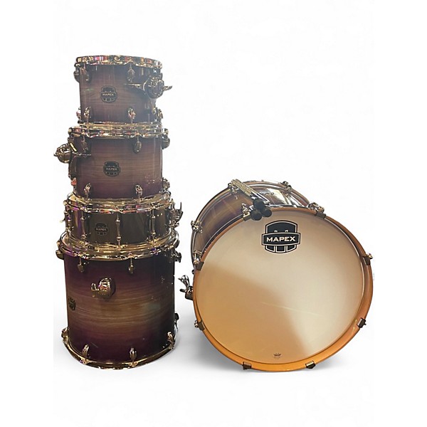 Used Mapex 5 Piece ARMORY purple Drum Kit