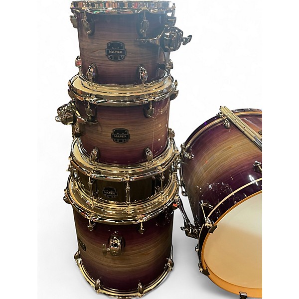 Used Mapex 5 Piece ARMORY purple Drum Kit