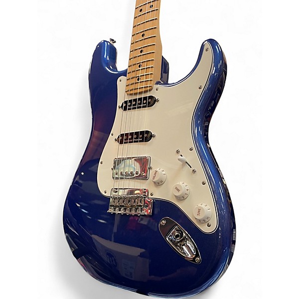 Used Fender Player Series Stratocaster Saturday Night Special HSS LTD Daytona Blue Solid Body Electric Guitar