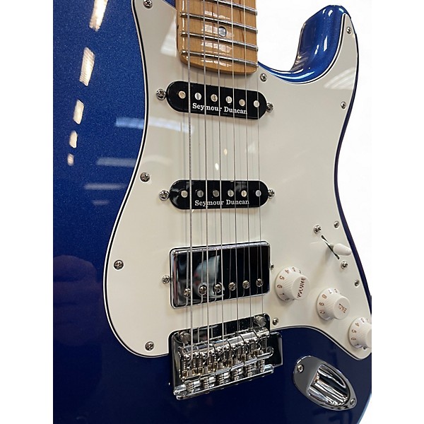 Used Fender Player Series Stratocaster Saturday Night Special HSS LTD Daytona Blue Solid Body Electric Guitar