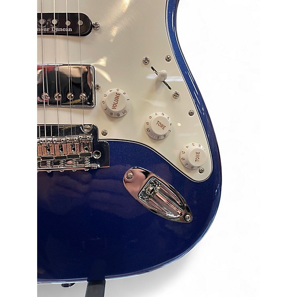 Used Fender Player Series Stratocaster Saturday Night Special HSS LTD Daytona Blue Solid Body Electric Guitar