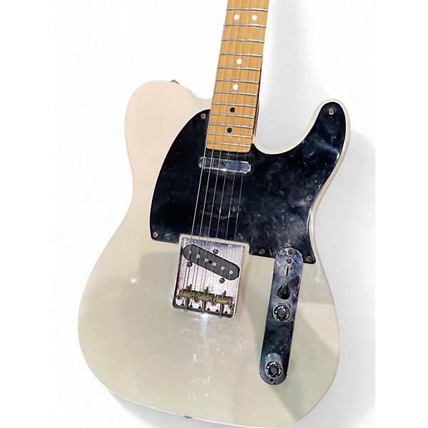 Used Fender American Standard Telecaster Olympic White Solid Body Electric Guitar