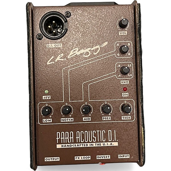 Used LR Baggs Para Acoustic DI Direct Box Pre With EQ Direct Box