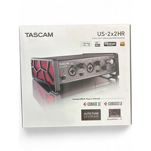 Used TASCAM US-2X2HR Audio Interface