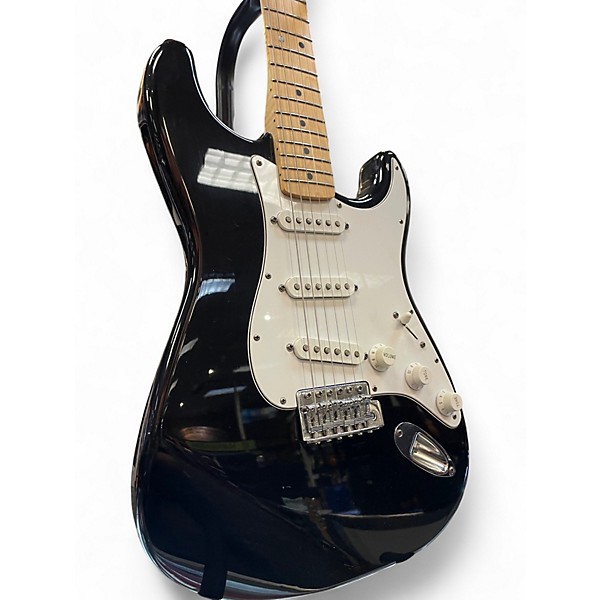 Used Fender Standard Stratocaster Black Solid Body Electric Guitar