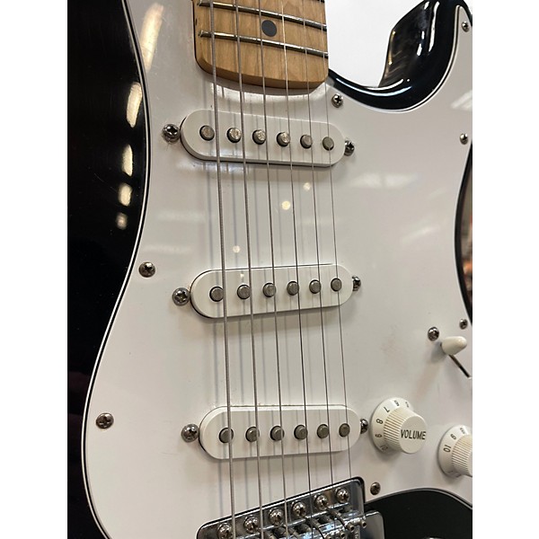 Used Fender Standard Stratocaster Black Solid Body Electric Guitar