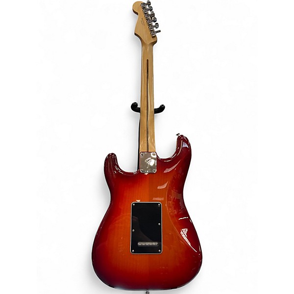 Used Fender Player Stratocaster HSS Plus Top Aged Cherry Burst Solid Body Electric Guitar