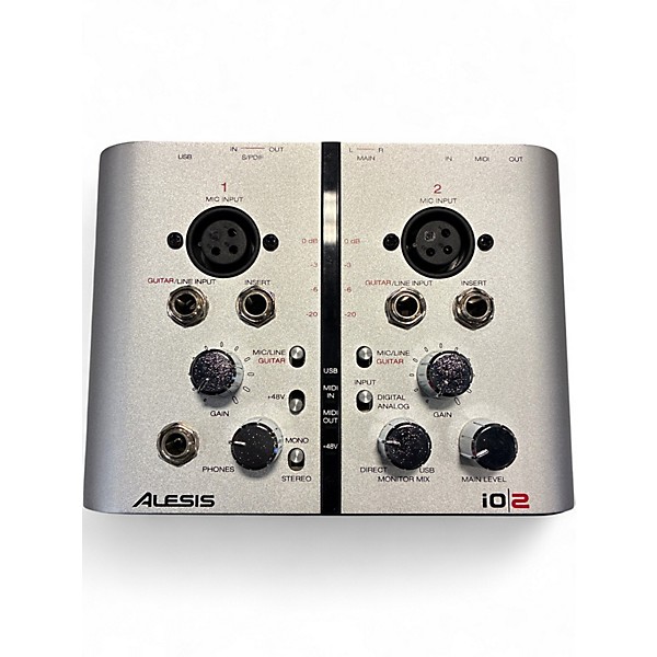 Used Alesis iO2 AUDIO INTERFACE
