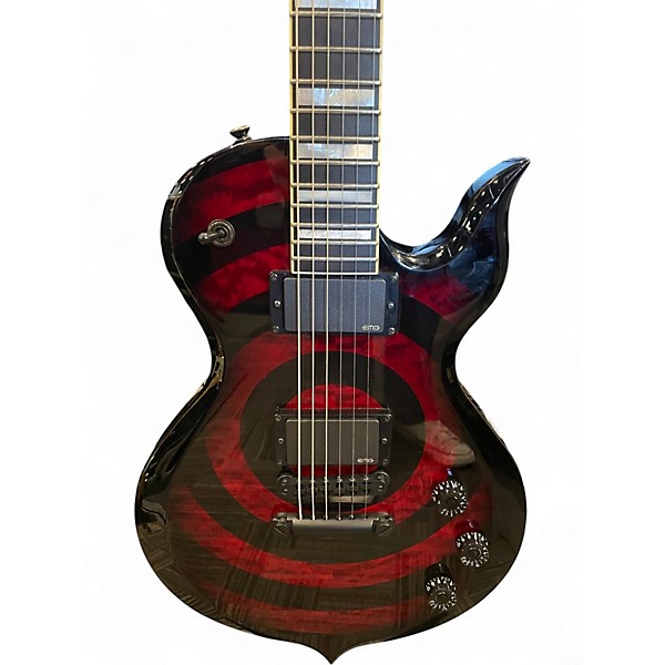 Used Wylde Audio Odin Crimson Red Trans Solid Body Electric Guitar
