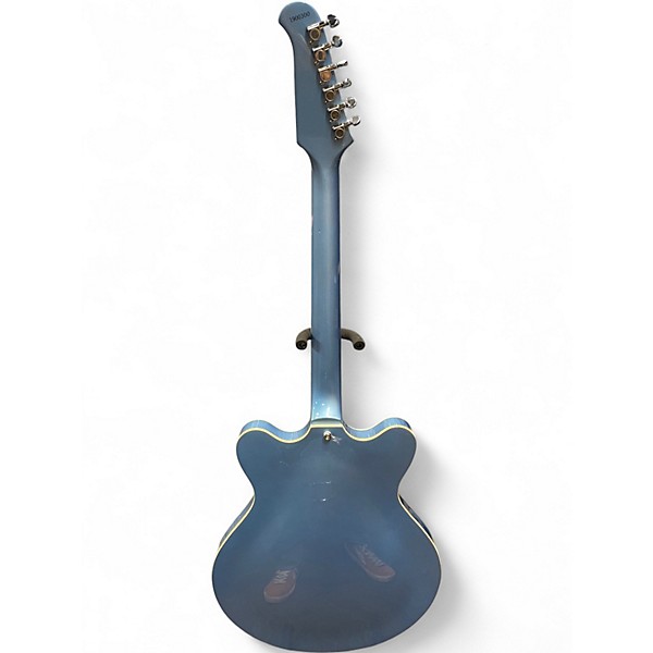 Used Eastwood Classic 6 HB-TL Pelham Blue Hollow Body Electric Guitar