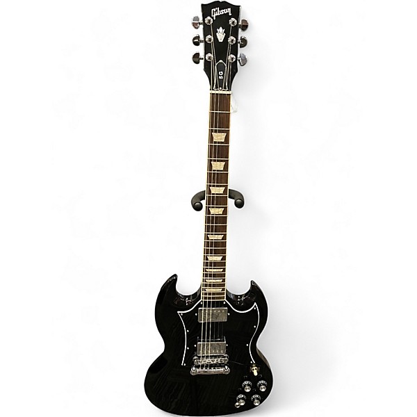 Used Gibson SG Standard Black Solid Body Electric Guitar