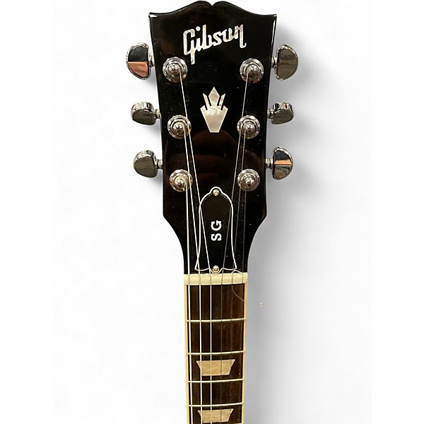 Used Gibson SG Standard Black Solid Body Electric Guitar