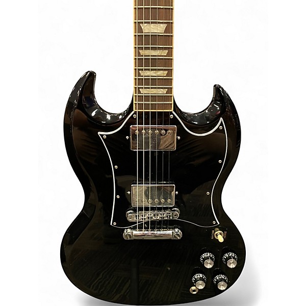 Used Gibson SG Standard Black Solid Body Electric Guitar