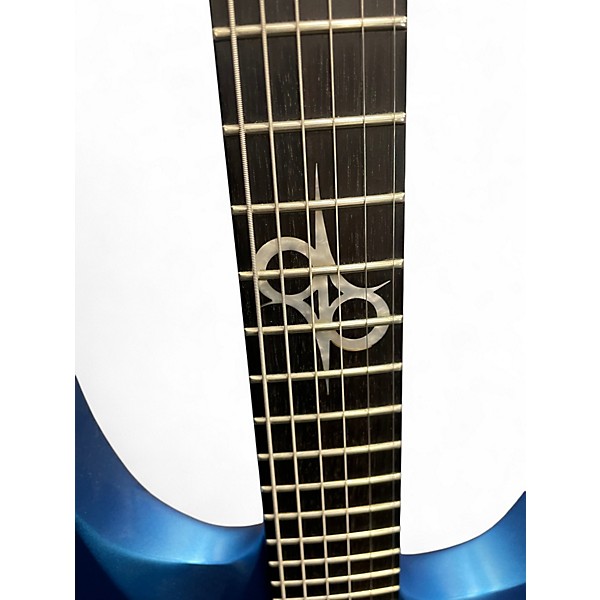 Used Solar Guitars A2.6 Metallic Blue Solid Body Electric Guitar