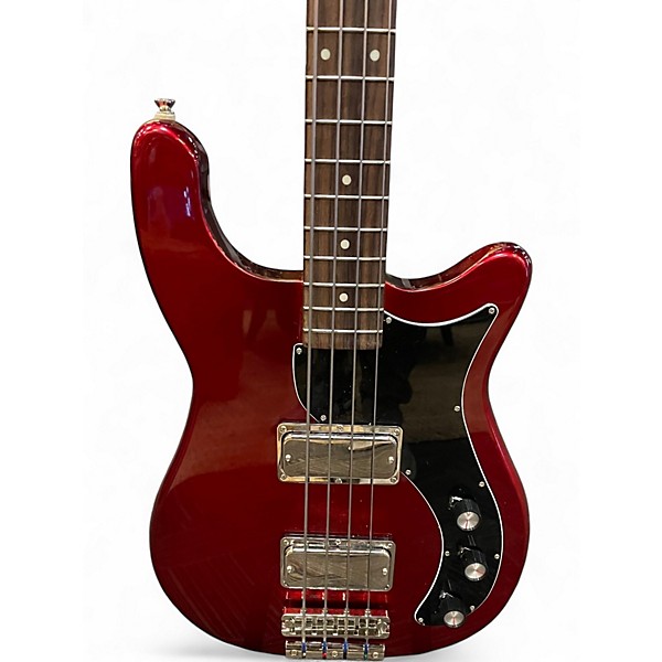 Used Epiphone EMBASSY Burgundy Electric Bass Guitar