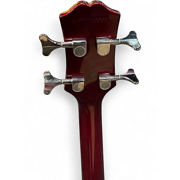 Used Epiphone EMBASSY Burgundy Electric Bass Guitar