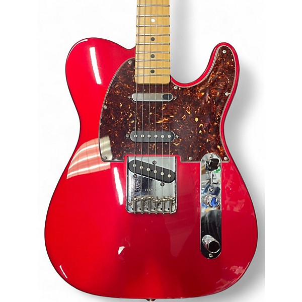 Used Fender DELUXE NASHVILLE TELECASTER RED Solid Body Electric Guitar